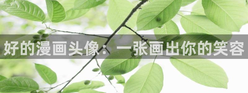 羞羞羞漫画入口：好的漫画头像：一张画出你的笑容